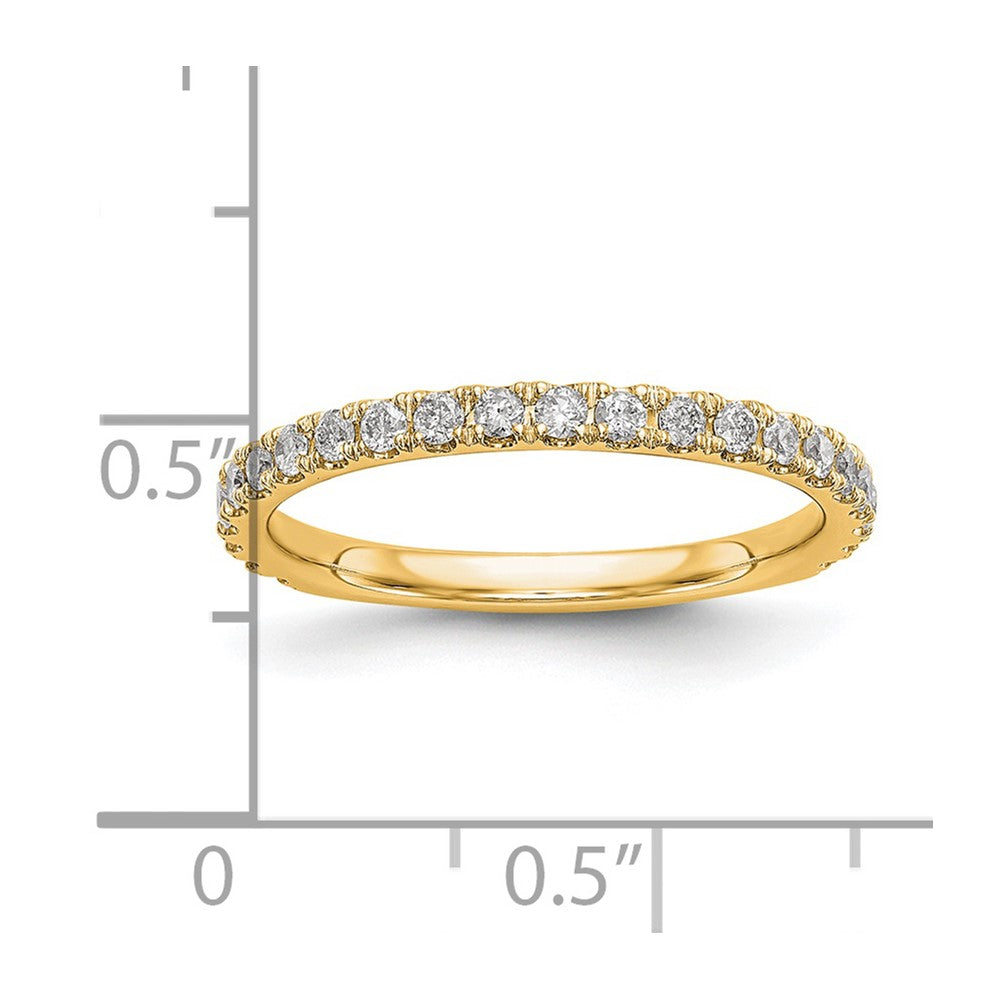 14K Gold Lab Grown Diamond VS/SI FGH Wedding Band