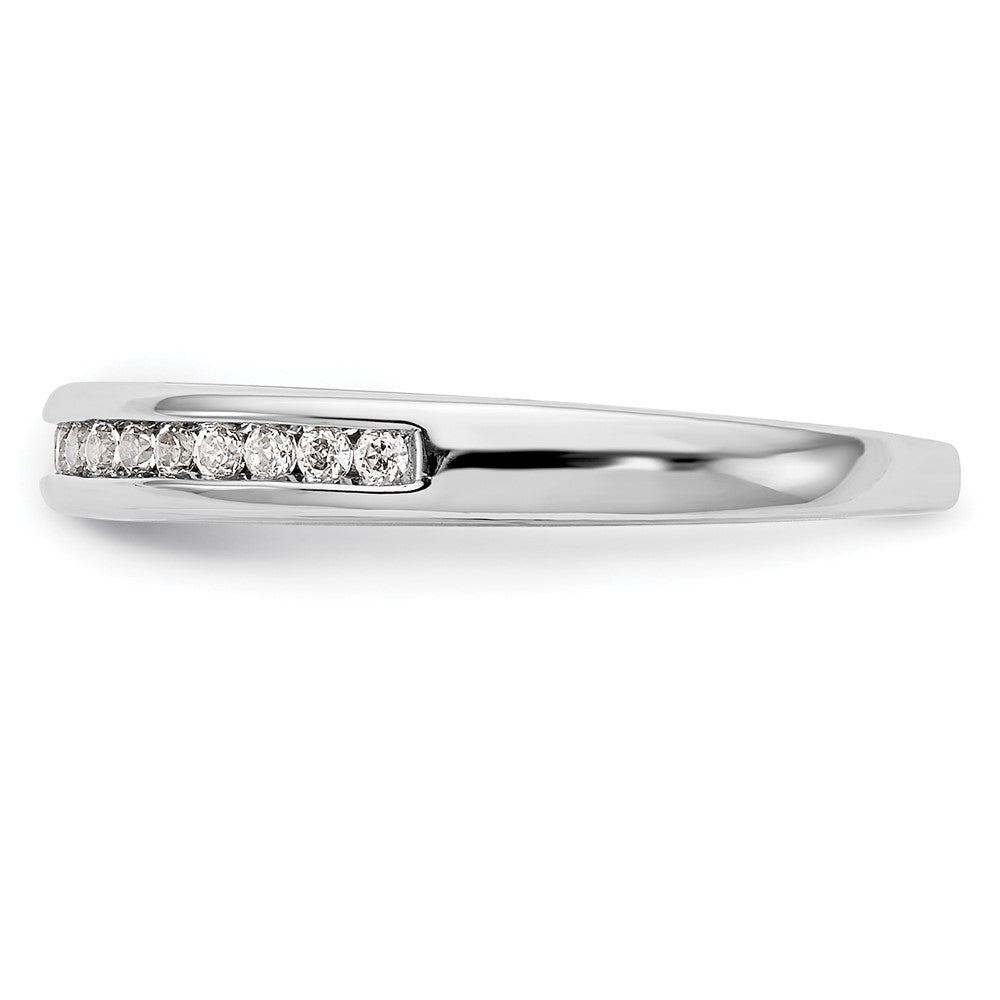 14k White Gold Lab Grown VS/SI FGH Dia Wedding Band