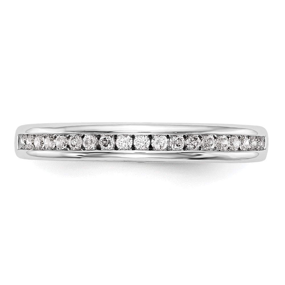 14k White Gold Lab Grown VS/SI FGH Dia Wedding Band