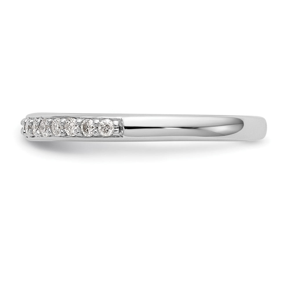 14K White Gold Lab Grown Diamond VS/SI FGH Wedding Band