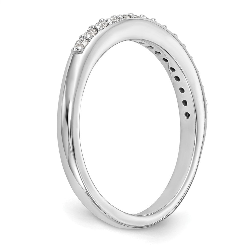 14K White Gold Lab Grown Diamond VS/SI FGH Wedding Band