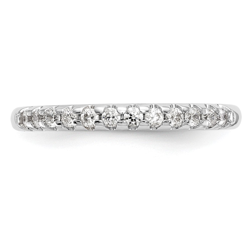 14K White Gold Lab Grown Diamond VS/SI FGH Wedding Band