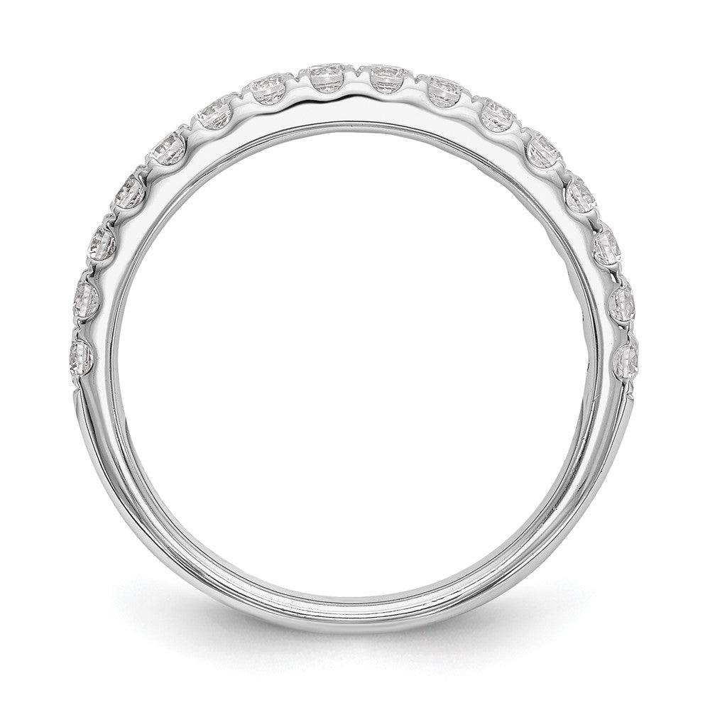 14K White Gold Lab Grown Diamond VS/SI FGH Wedding Band