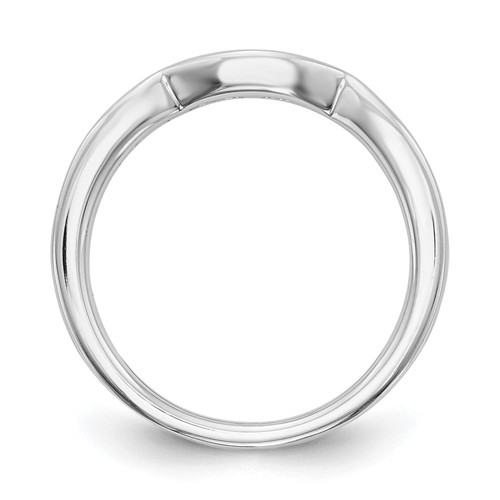 14K White Gold Lab Grown Diamond VS/SI FGH Wedding Band