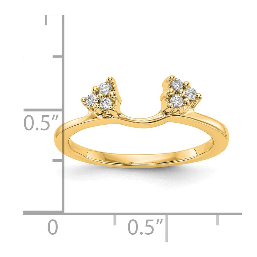 14K Lab Grown Diamond VS/SI FGH Wrap