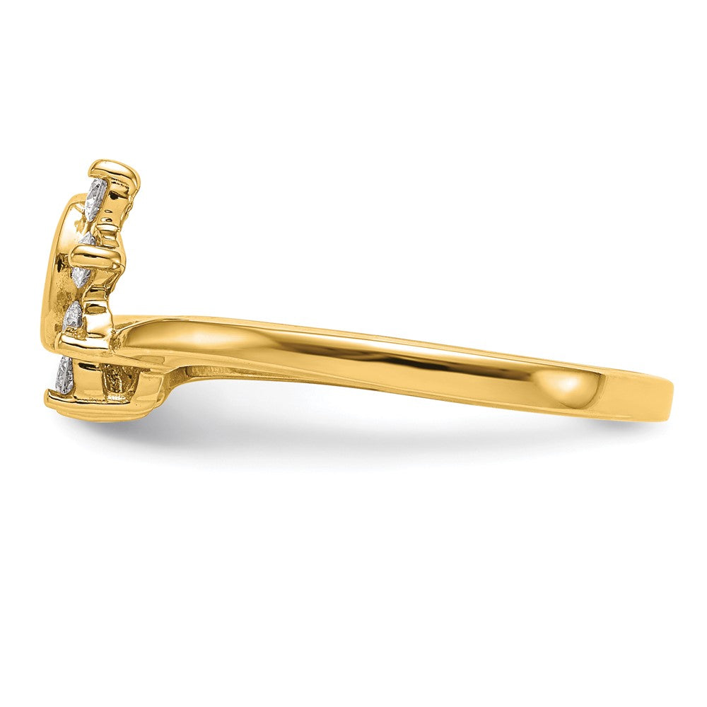 14K Lab Grown Diamond VS/SI FGH Wrap