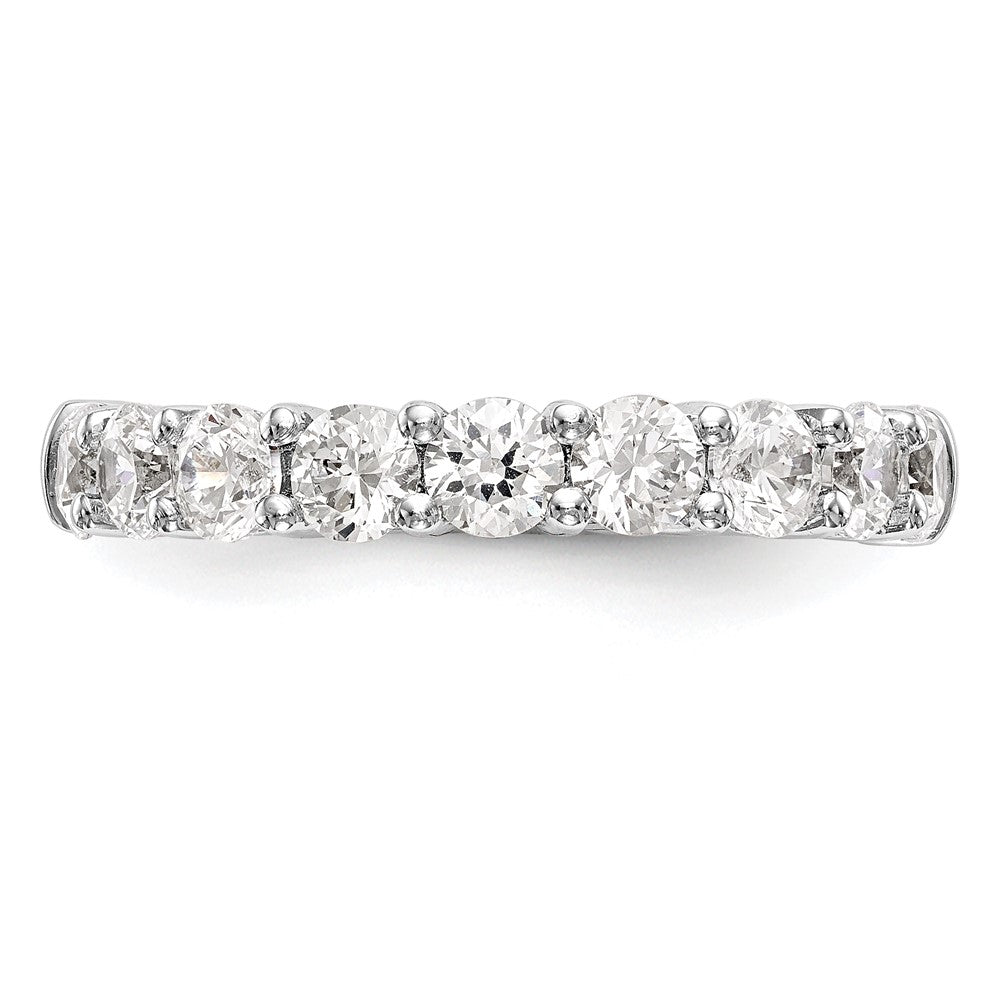 14K White Gold Lab Grown Diamond VS/SI FGH 9-Stone Band
