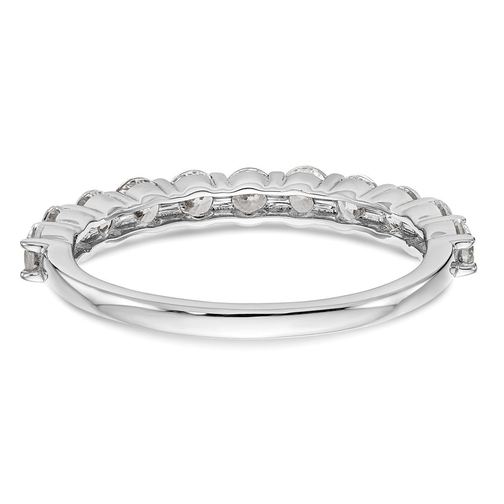 14K White Gold Lab Grown Diamond VS/SI FGH 11-Stone Band