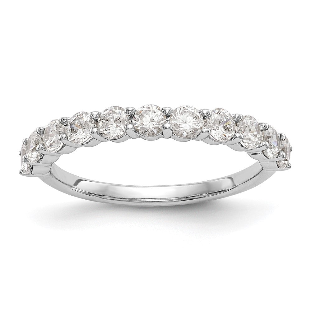 14K White Gold Lab Grown Diamond VS/SI FGH 11-Stone Band