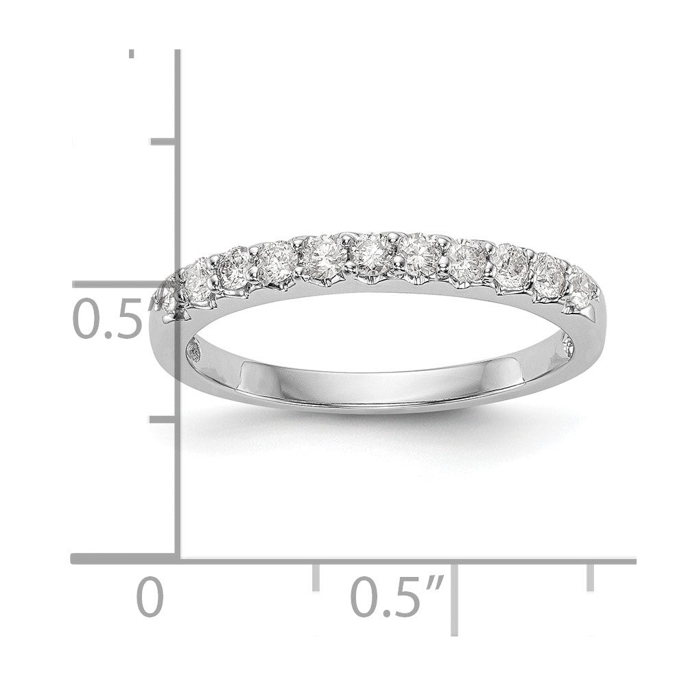 14K White Gold Lab Grown Diamond VS/SI FGH Band