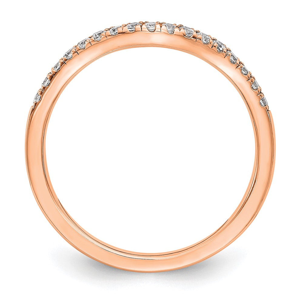 14K Rose Gold Lab Grown Diamond VS/SI FGH Band