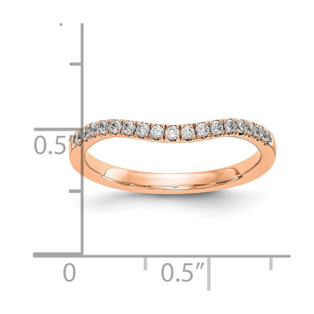 14K Rose Gold Lab Grown Diamond VS/SI FGH Band