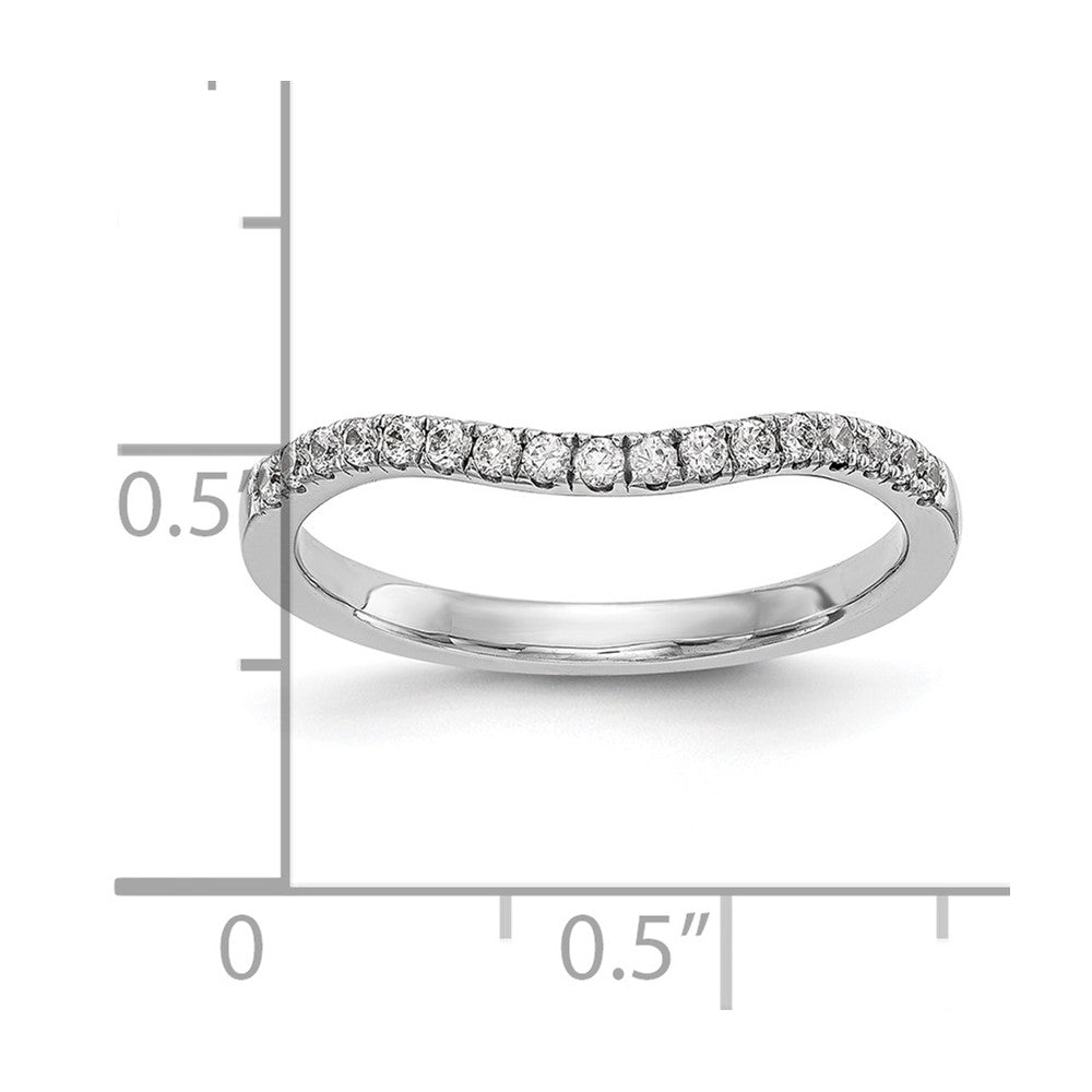 14K White Gold Lab Grown Diamond VS/SI FGH Band