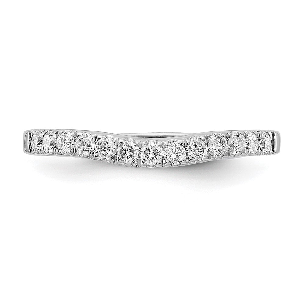 14K White Gold Lab Grown Diamond VS/SI FGH Set of 2 Bands