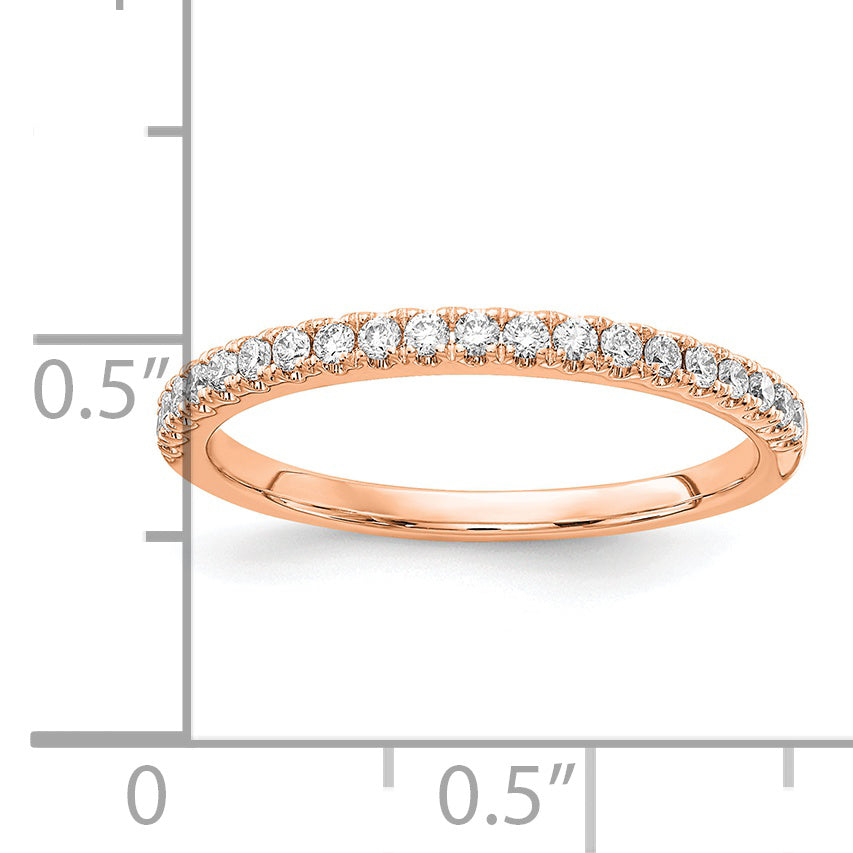 14k 1/4 carat Lab Grown Diamond VS/SI+ G+ Complete Wedding Band