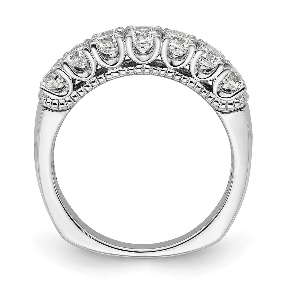 14K White Gold Lab Grown Diamond VS/SI FGH Band