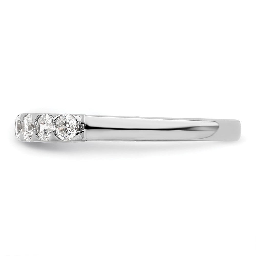14K White Gold Lab Grown Diamond VS/SI FGH 11-Stone Band