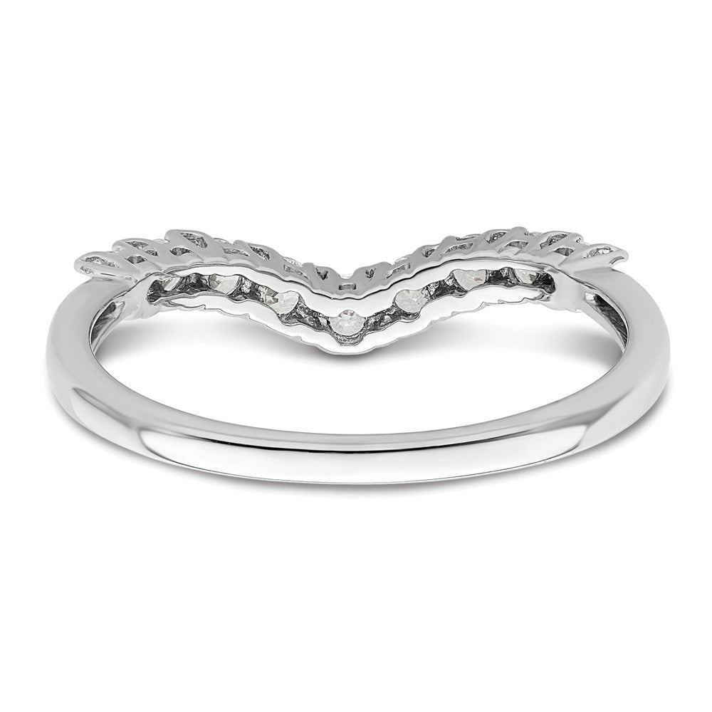 14K White Gold Lab Grown Diamond VS/SI FGH Band