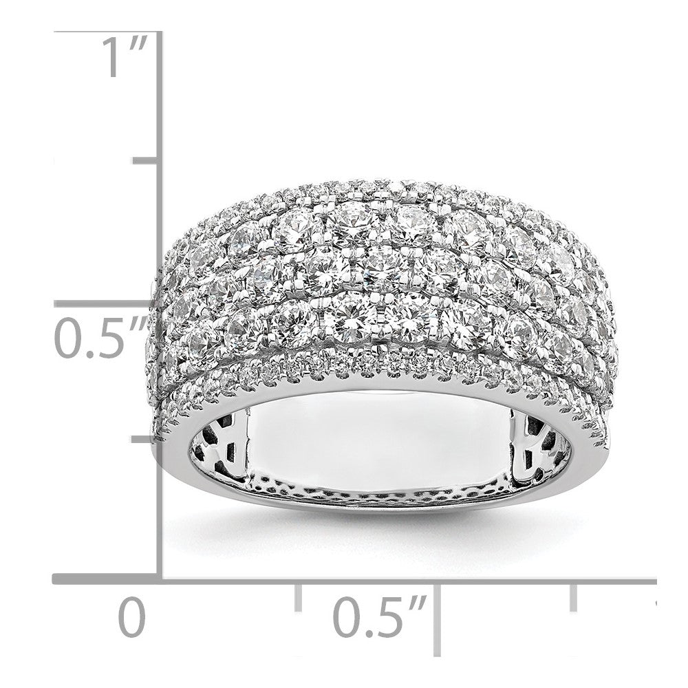 14K White Gold Lab Grown Diamond VS/SI FGH Band