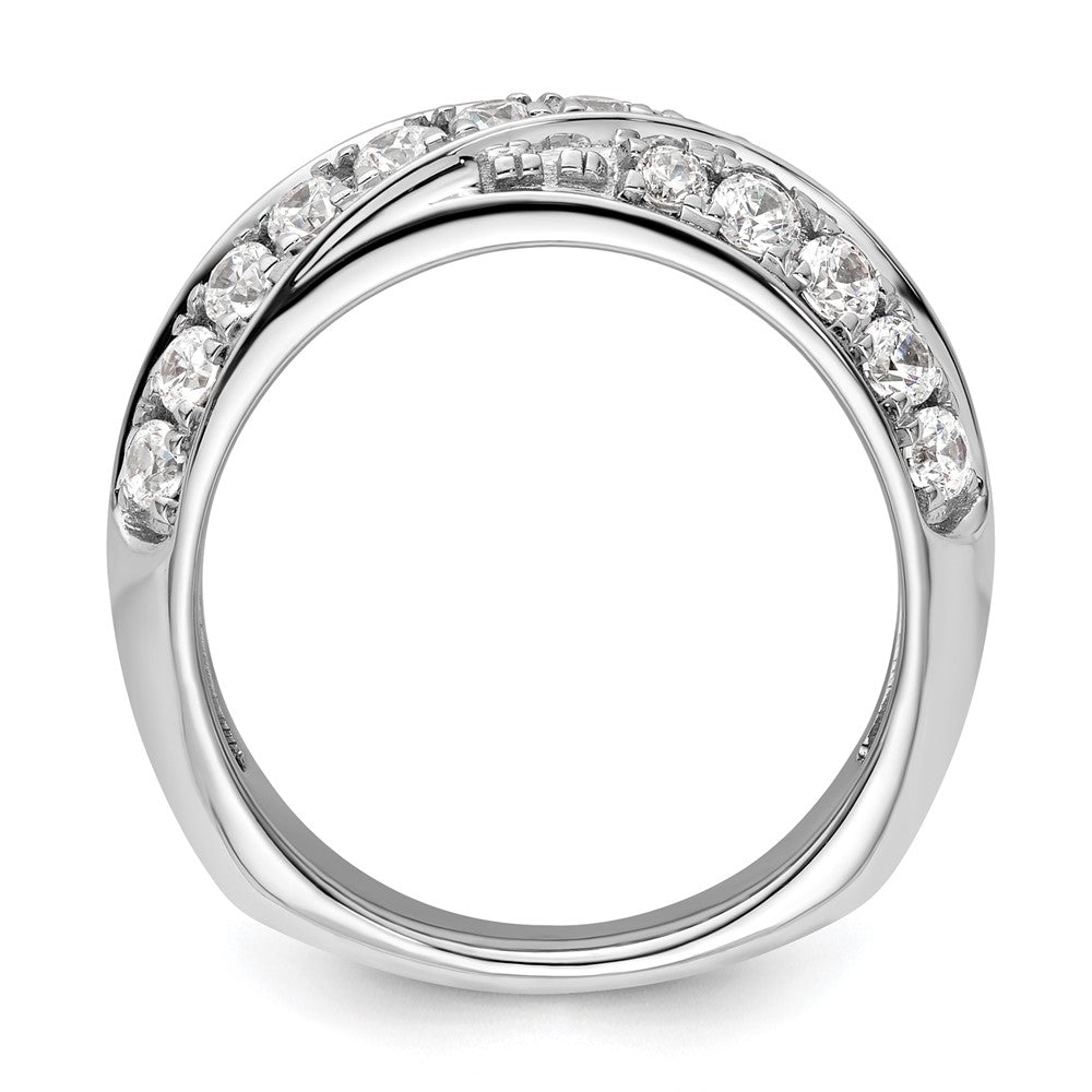 14K White Gold Lab Grown Diamond VS/SI FGH Band