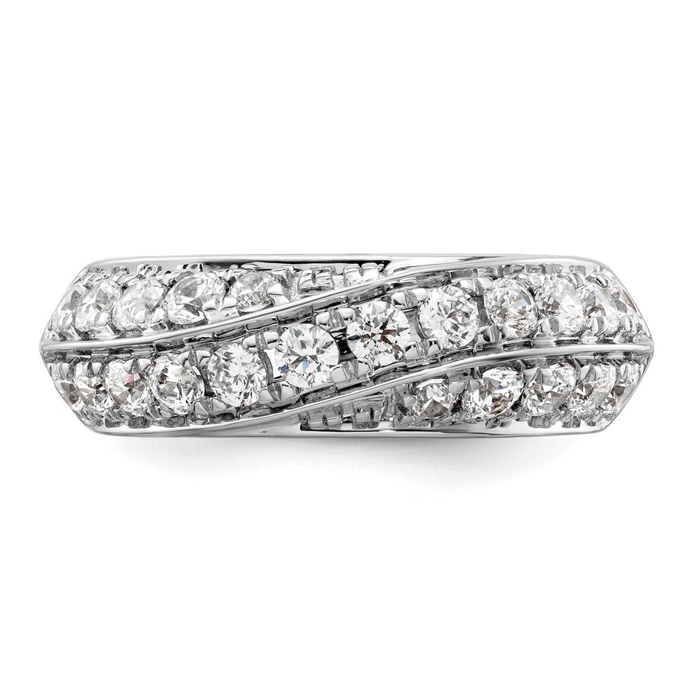 14K White Gold Lab Grown Diamond VS/SI FGH Band