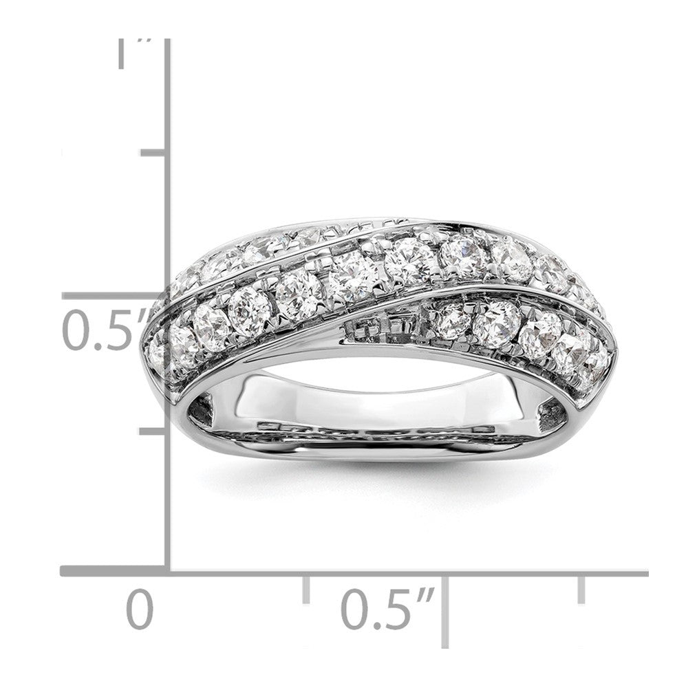 14K White Gold Lab Grown Diamond VS/SI FGH Band