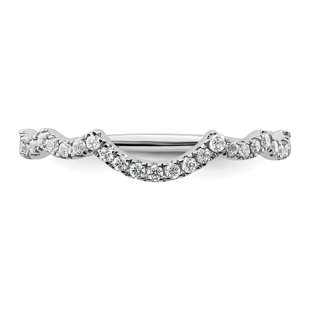 14K White Gold Lab Grown Diamond VS/SI FGH Wedding Band
