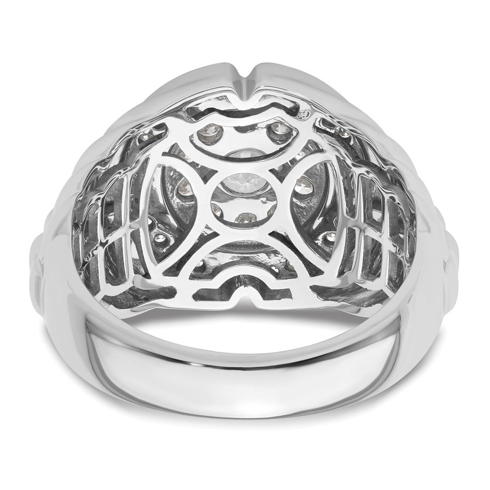 10K White Gold Lab Grown Diamond VS/SI FGH Men's Ring