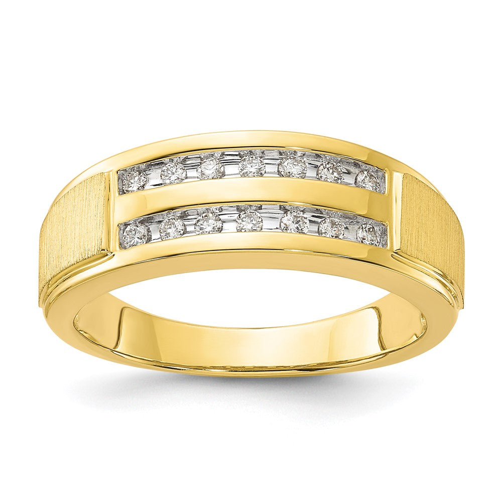 10K Lab Grown VS/SI FGH Dia Men's Ring