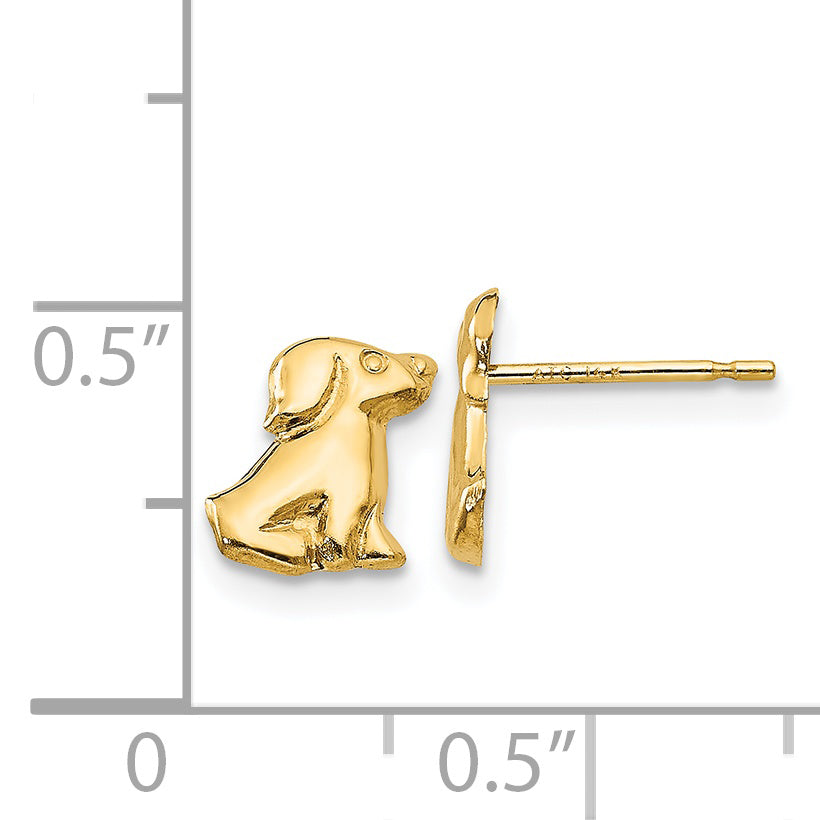 14k Madi K Dog Post Earrings