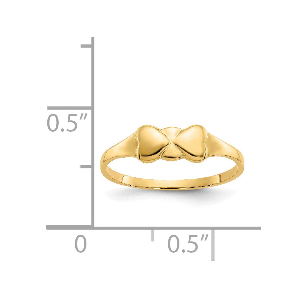 14k Madi K Heart Baby Ring