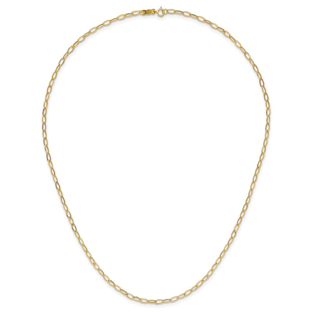 14k Oval Link Necklace