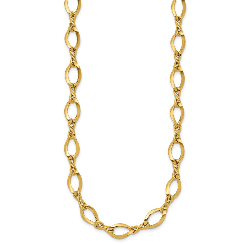 14k Fancy Link 18in Necklace