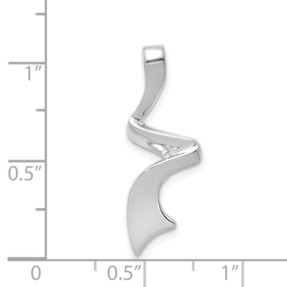 14k White Gold Slide