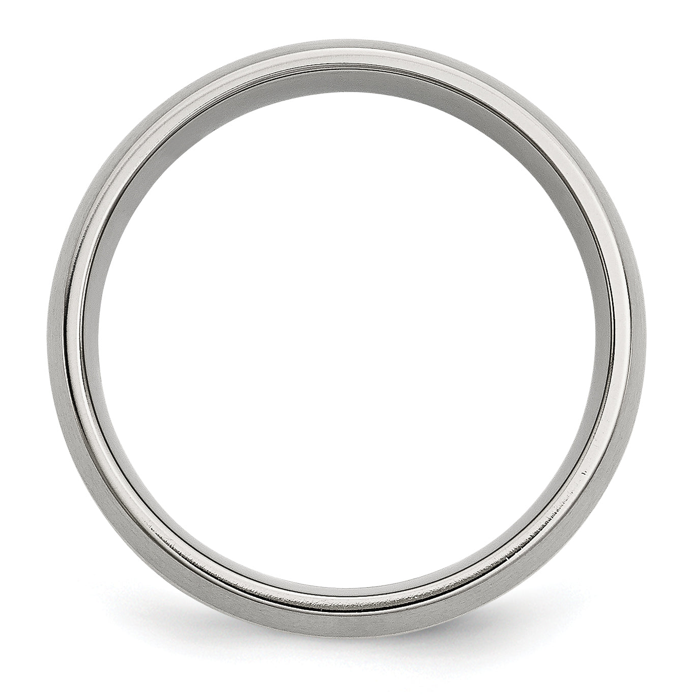 Chisel Stainless Steel with 14k Gold Inlay Brushed 8mm Band
