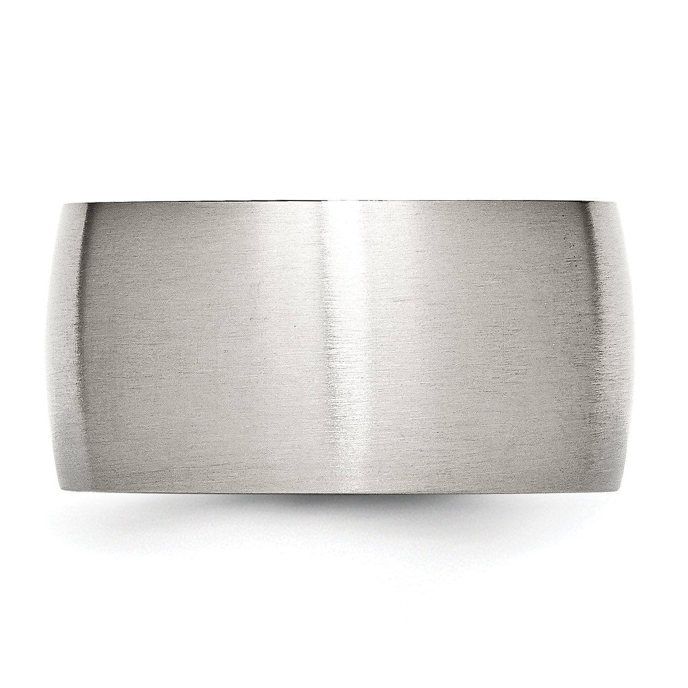 Chisel Stainless Steel Brushed 12mm Half Round Band