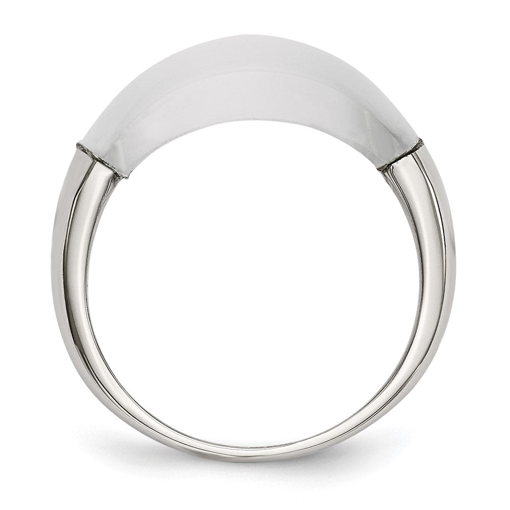 Stainless Steel 8mm Cats Eye Ring