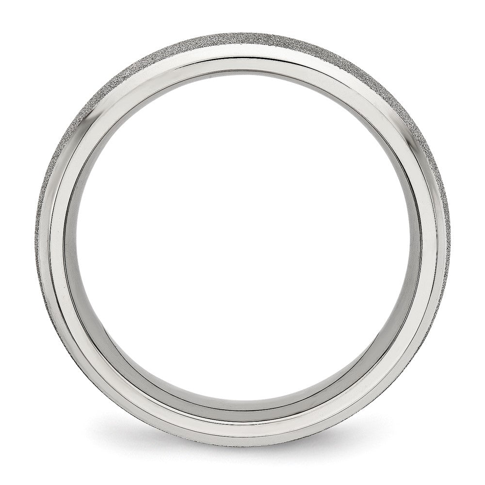 Chisel Stainless Steel Polished Laser Cut 6mm Band
