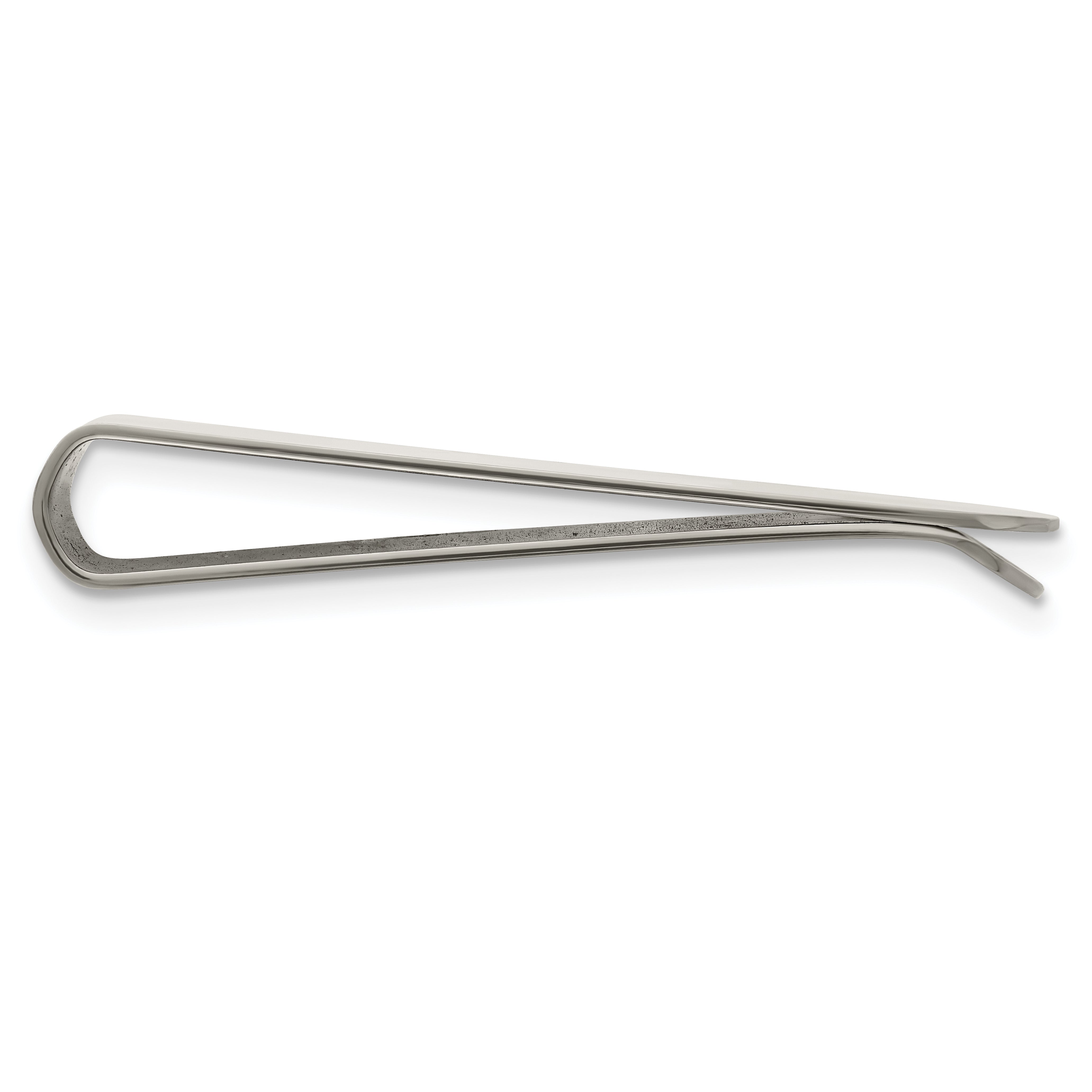 Chisel Stainless Steel Brushed Money Clip