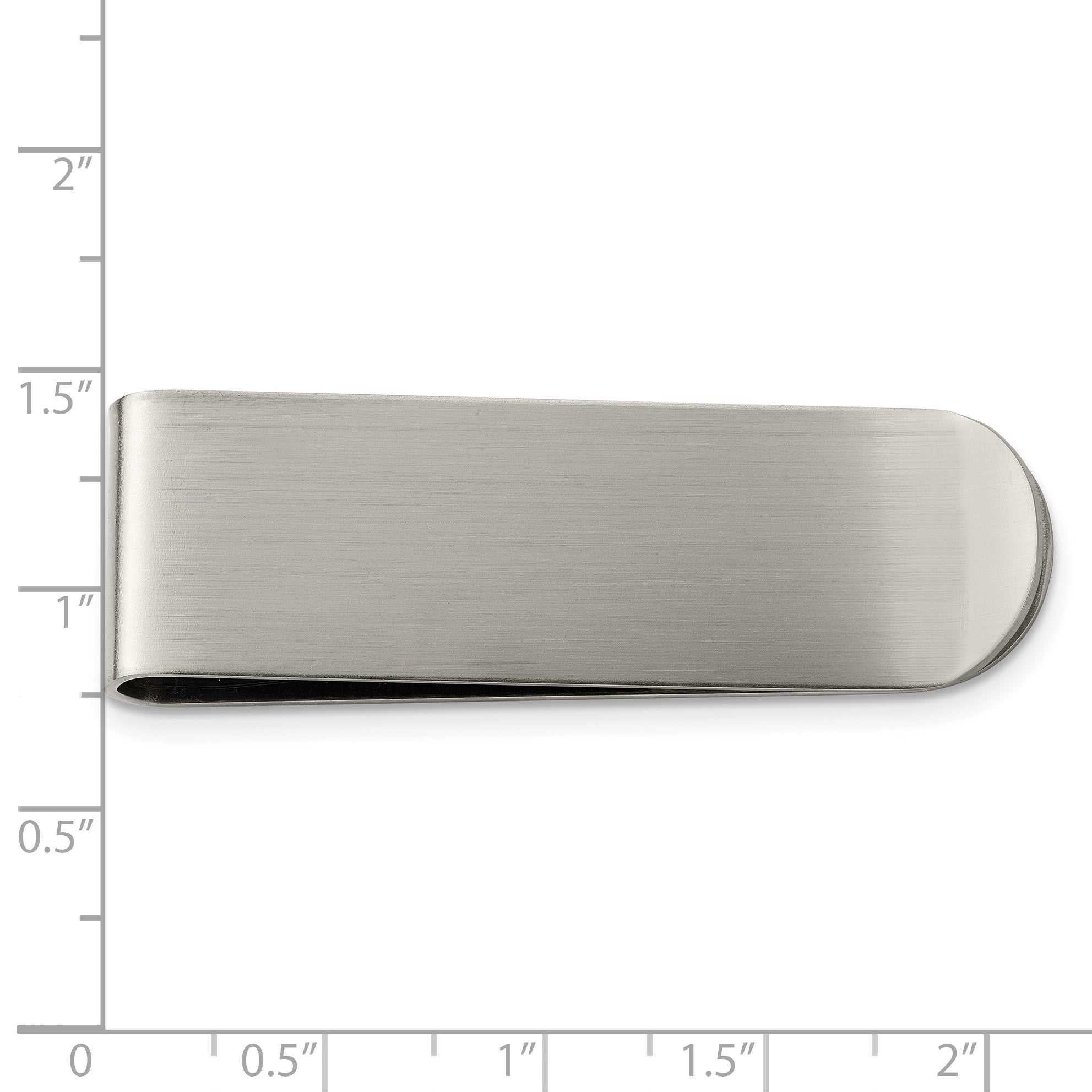 Chisel Stainless Steel Brushed Money Clip
