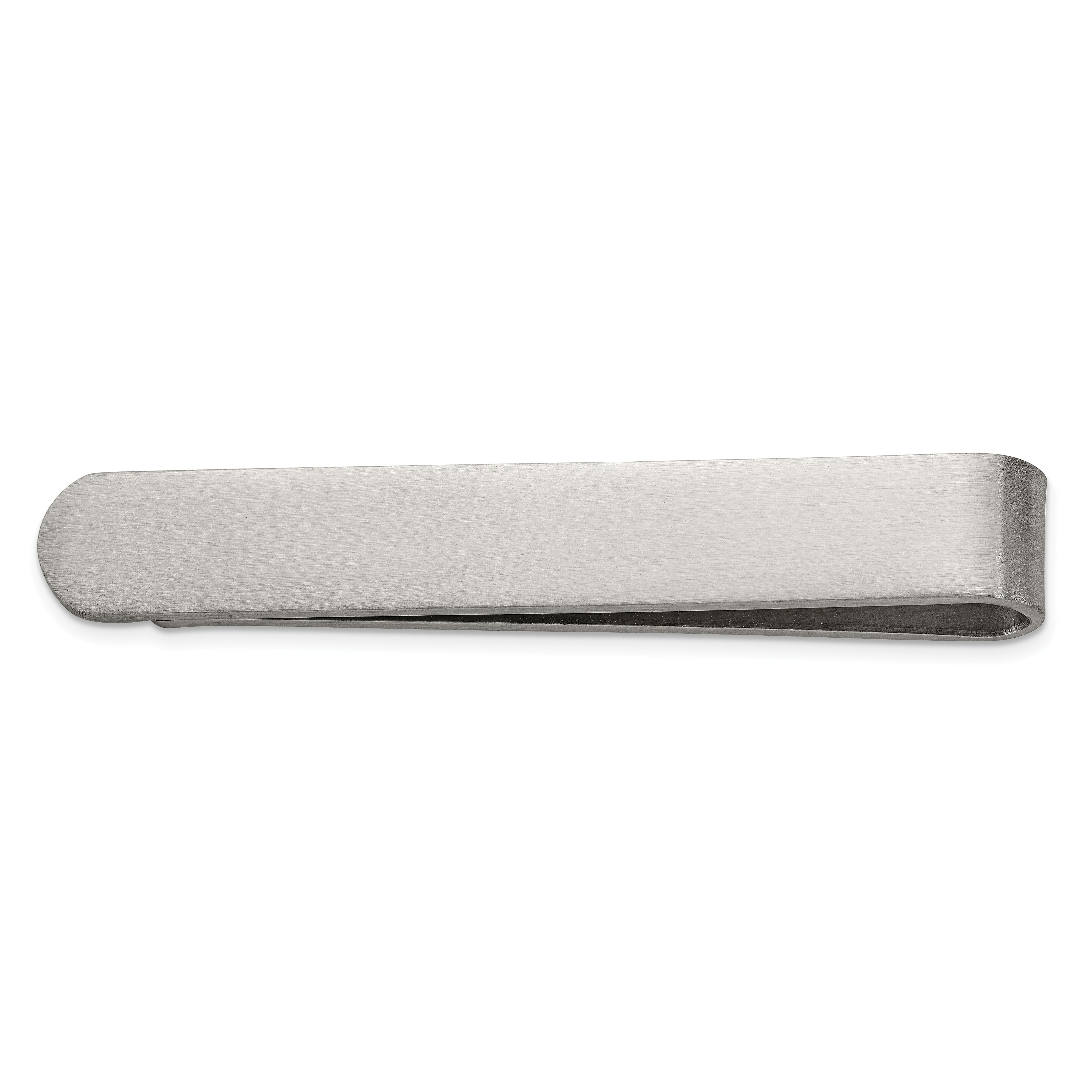 Chisel Stainless Steel Brushed Tie Bar / Money Clip
