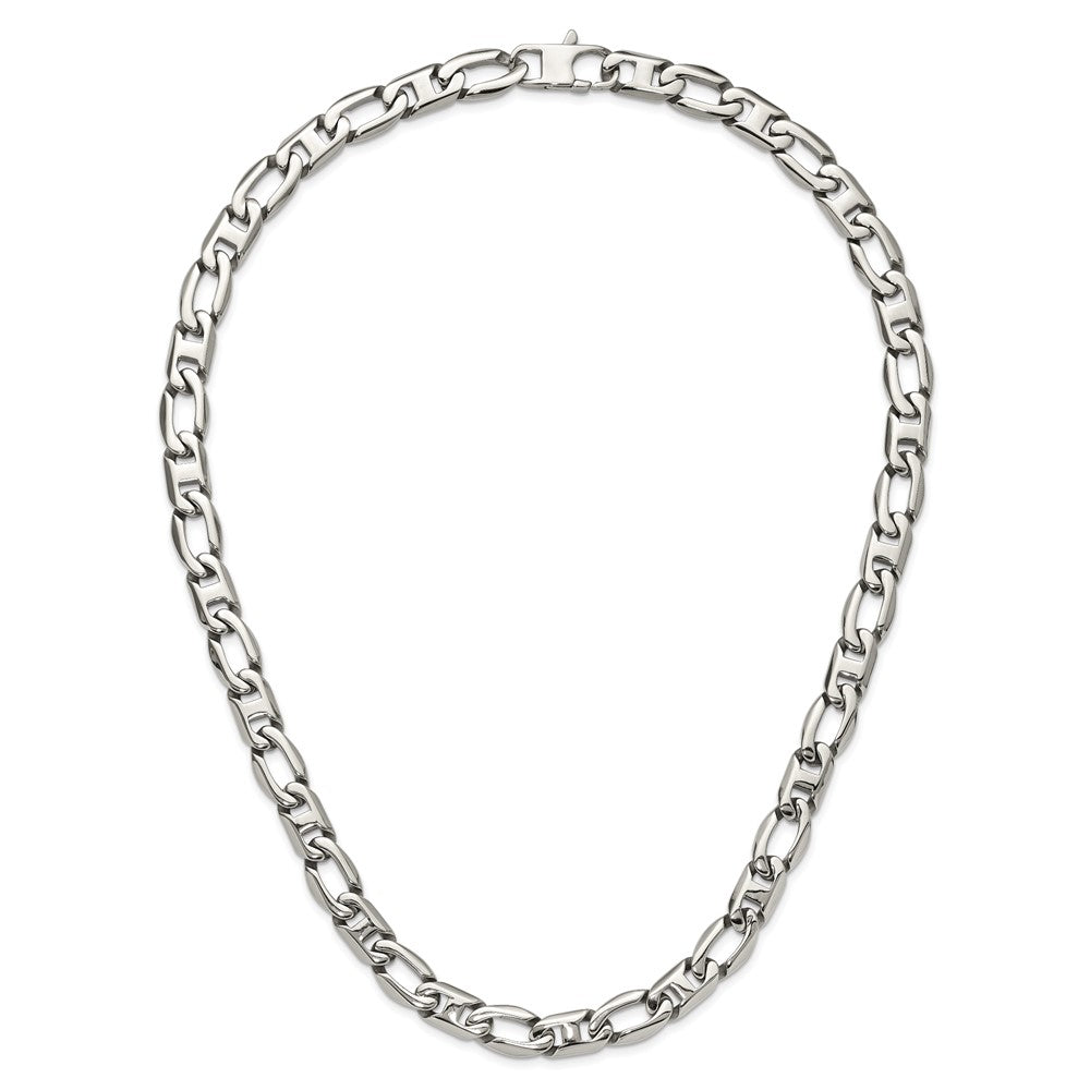 Chisel Stainless Steel Polished 24 inch Open Link Necklace