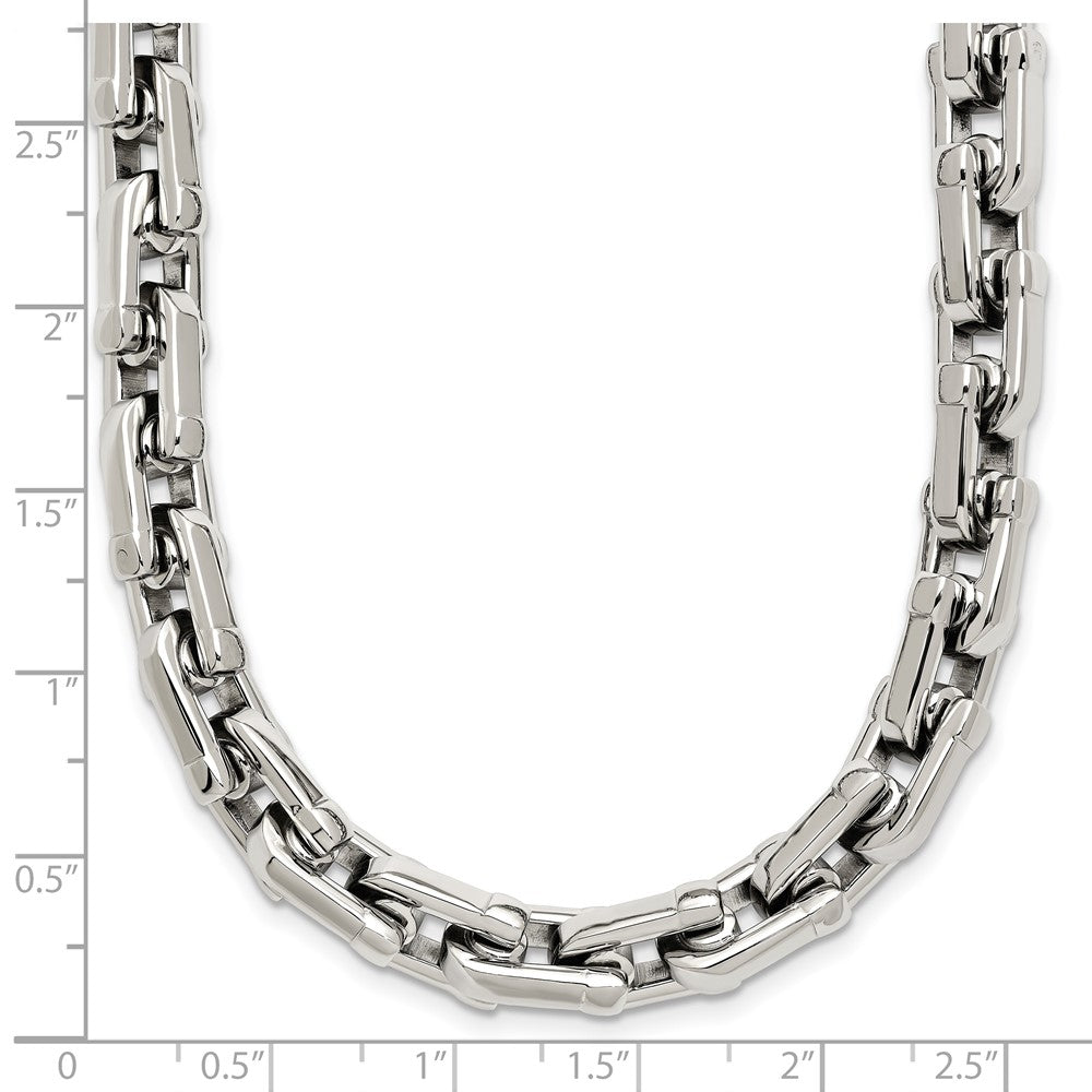 Chisel Stainless Steel Polished 20 inch Link Necklace