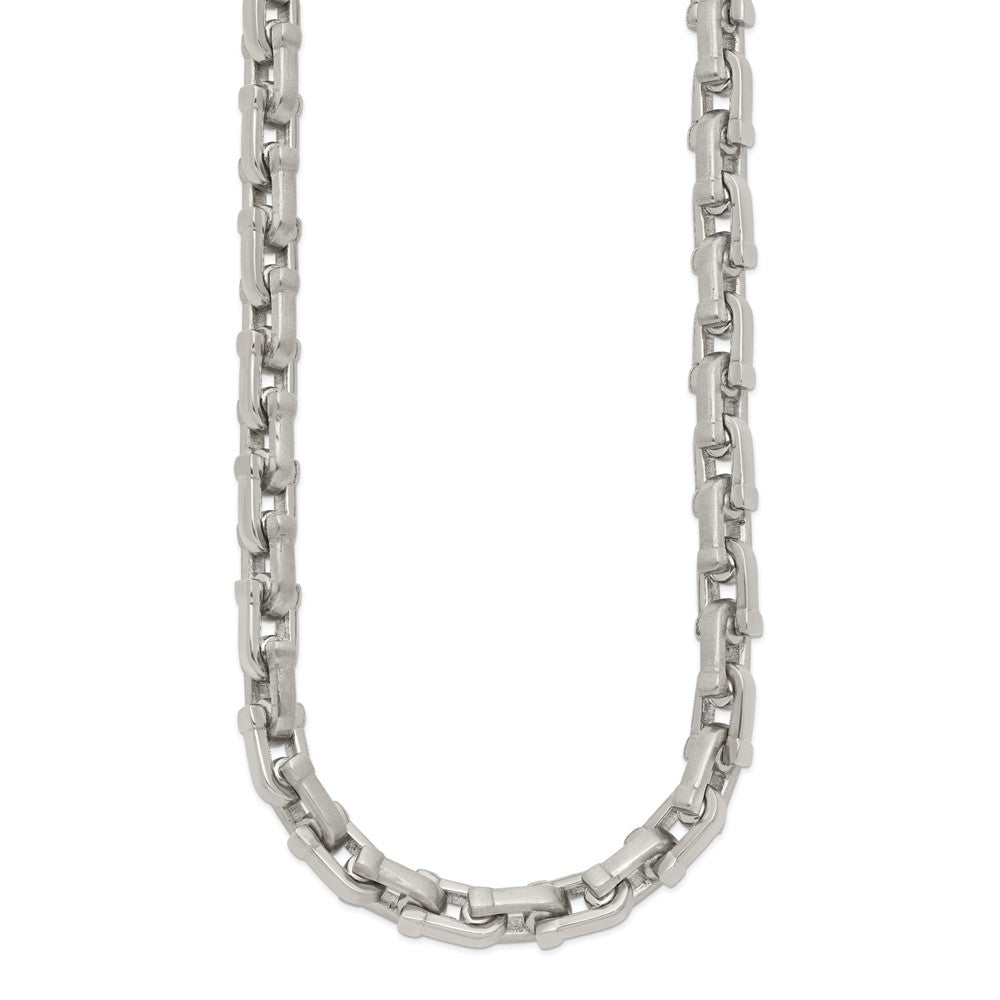 Chisel Stainless Steel Brushed and Polished 24 inch Necklace