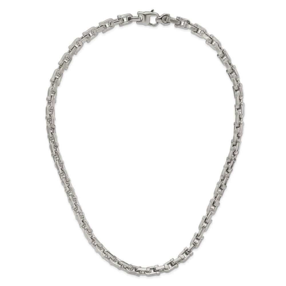 Chisel Stainless Steel Brushed and Polished 24 inch Necklace