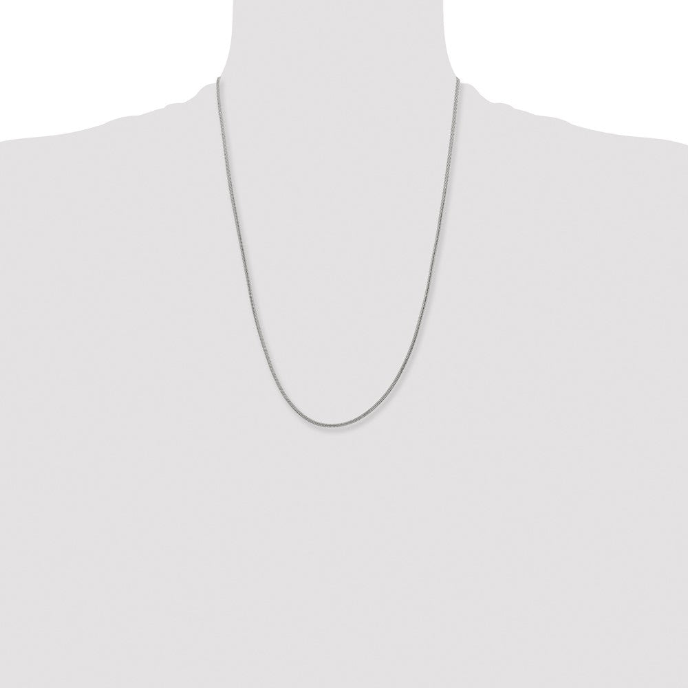 Chisel Stainless Steel Polished 2mm 24 inch Snake Chain