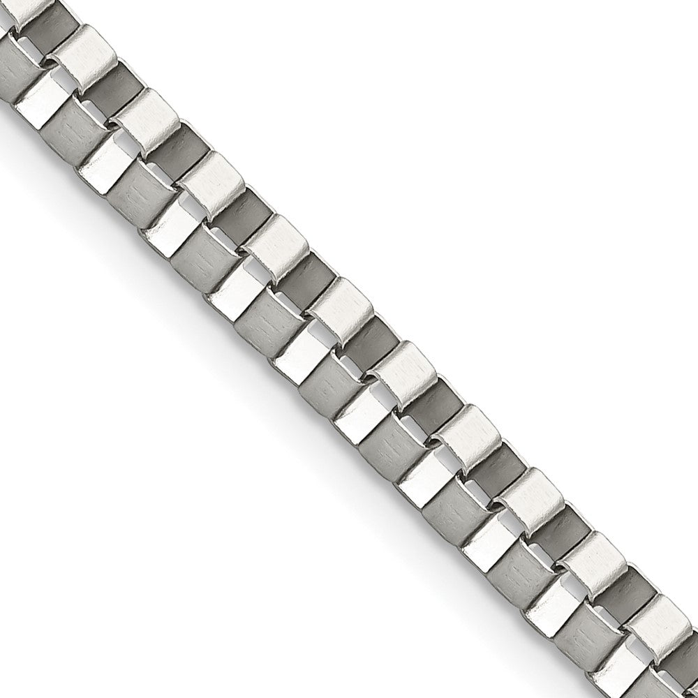 Chisel Stainless Steel Polished 4mm 20 inch Box Chain