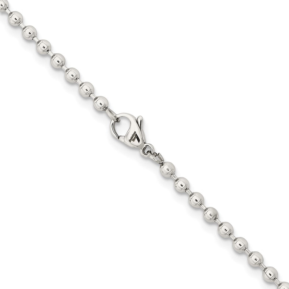 Chisel Stainless Steel Polished 3mm 24 inch Ball Chain