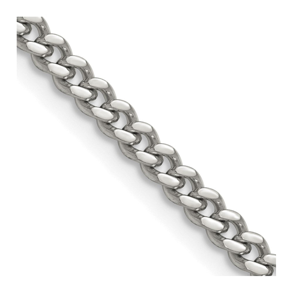 Chisel Stainless Steel Polished 4mm 30 inch Curb Chain