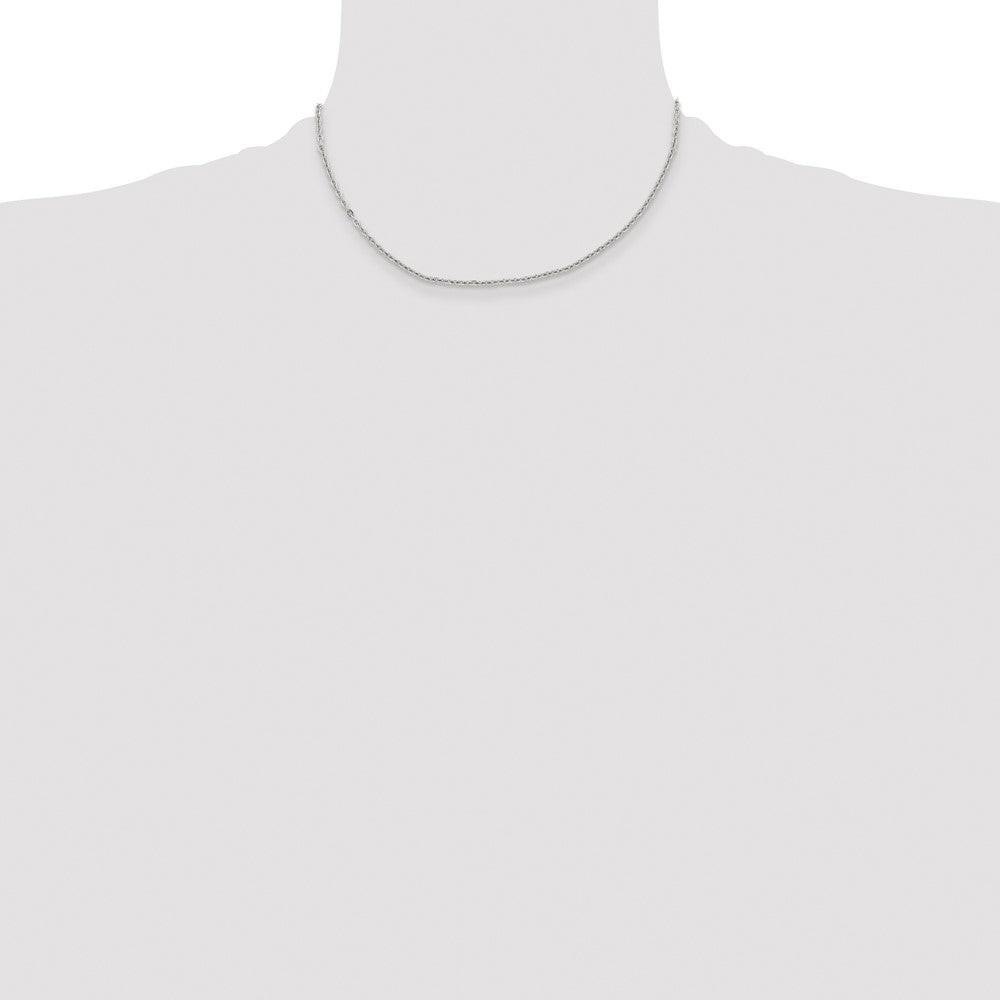 Chisel Stainless Steel Polished 2.3mm 16 inch Cable Chain